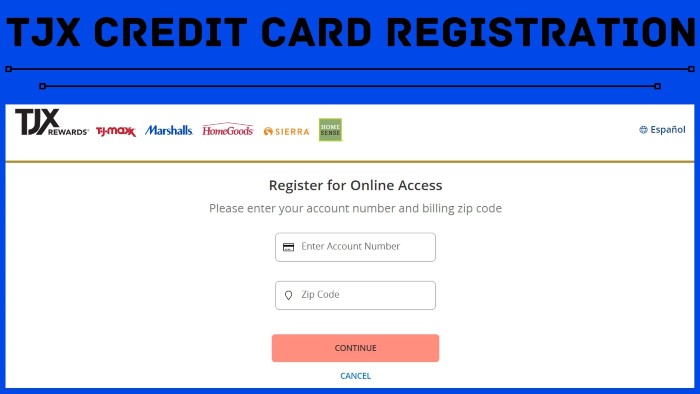 Tjx-Credit-Card-Registration